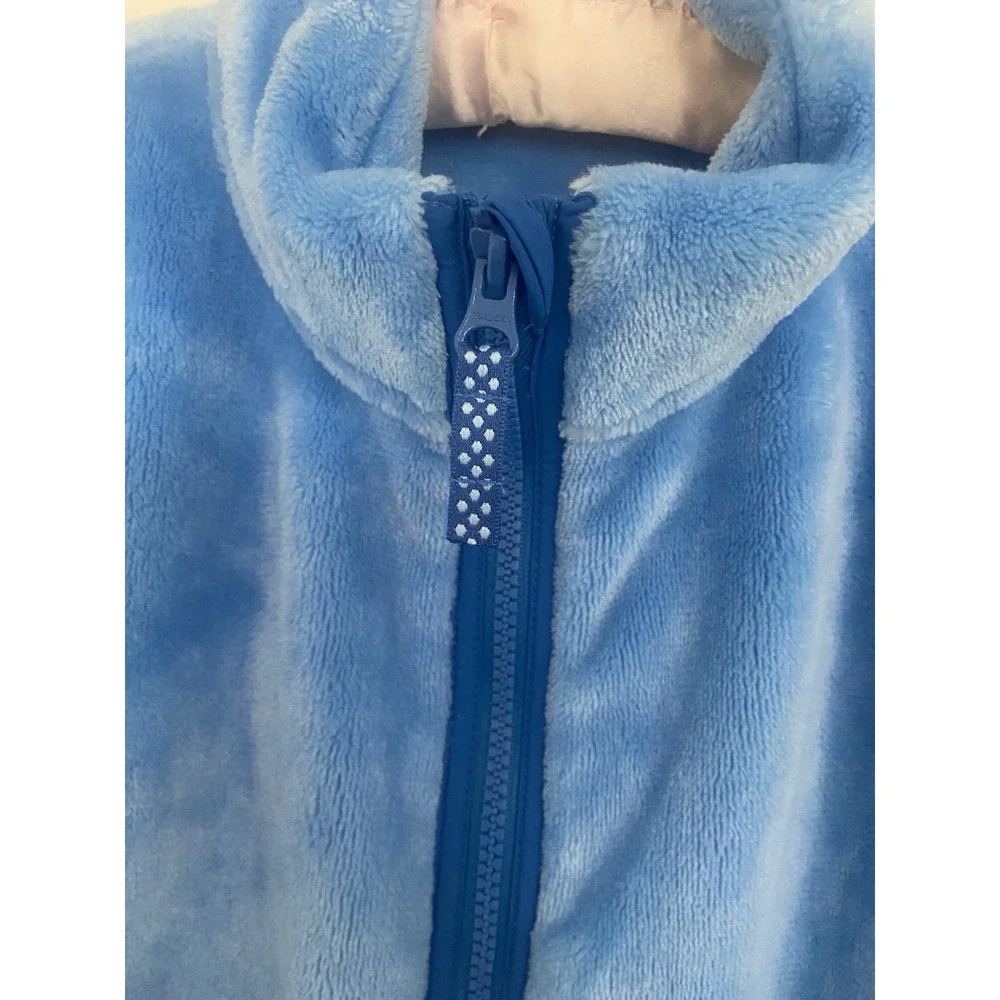 Girl's Lands' End Very Soft Fleece Vest‎ With Pockets and Full Zipper-Size Lrg